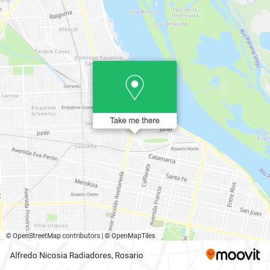Alfredo Nicosia Radiadores map