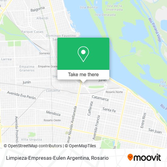 Limpieza-Empresas-Eulen Argentina map