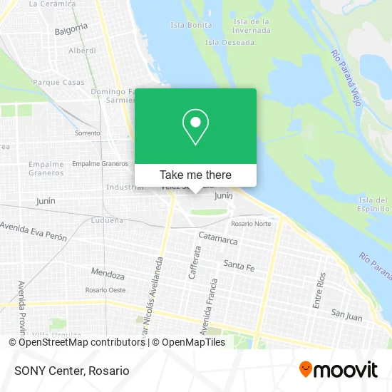 SONY Center map