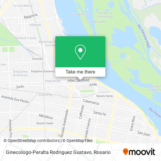 Ginecologo-Peralta Rodriguez Gustavo map