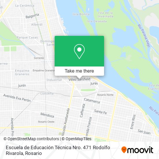 Escuela de Educación Técnica Nro. 471 Rodolfo Rivarola map