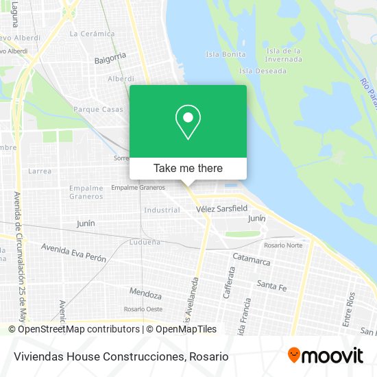 Viviendas House Construcciones map