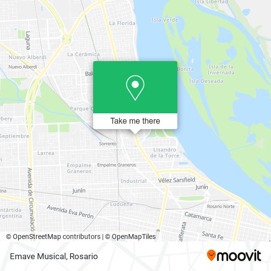 Mapa de Emave Musical