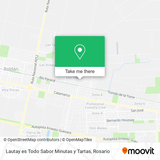 Lautay es Todo Sabor Minutas y Tartas map