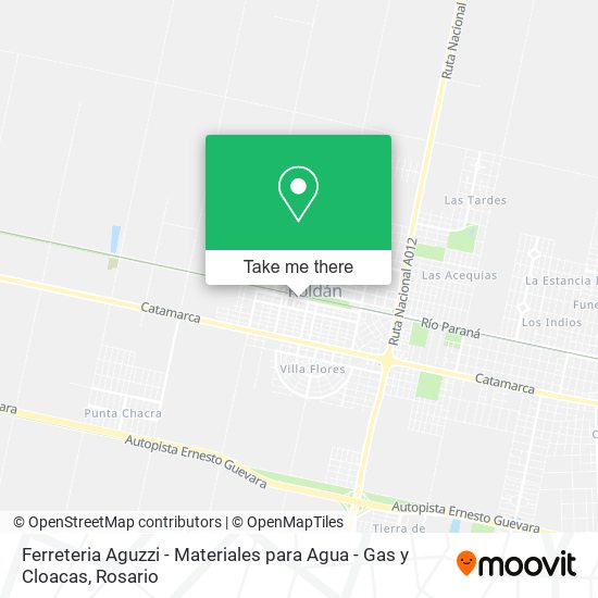 Ferreteria Aguzzi - Materiales para Agua - Gas y Cloacas map