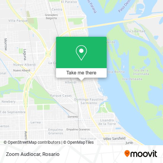 Zoom Audiocar map