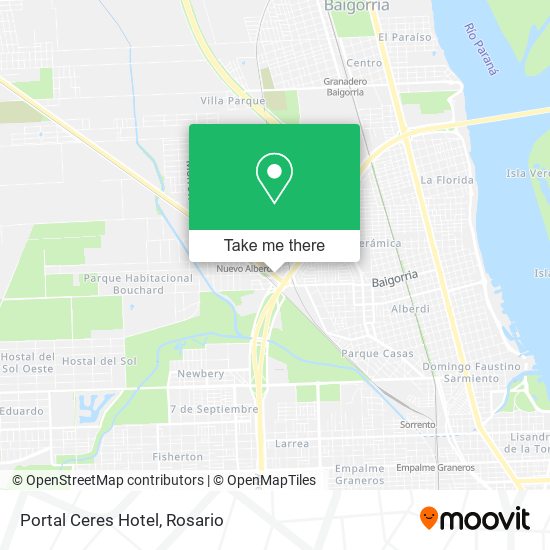 Portal Ceres Hotel map