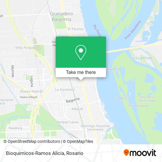 Bioquimicos-Ramos Alicia map