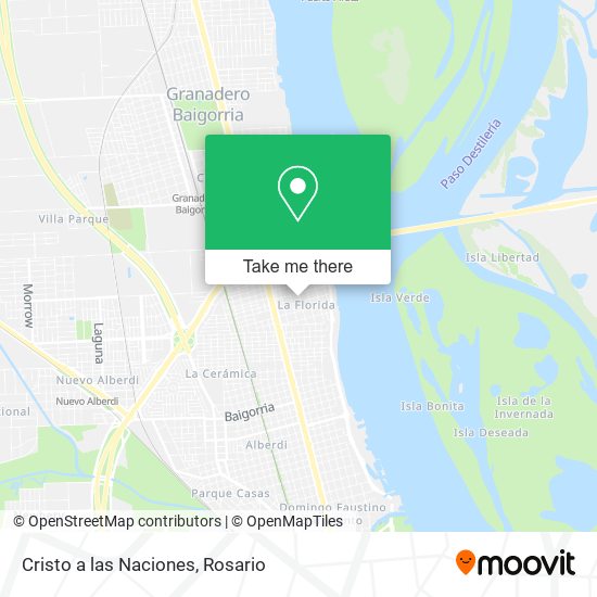 Mapa de Cristo a las Naciones