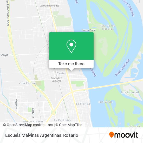 Escuela Malvinas Argentinas map