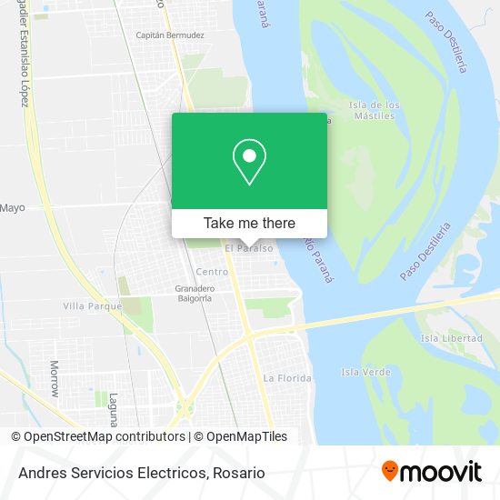 Mapa de Andres Servicios Electricos