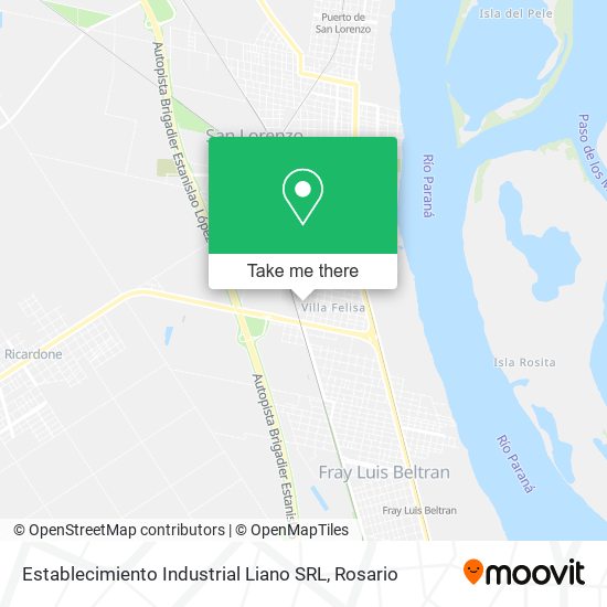 Establecimiento Industrial Liano SRL map