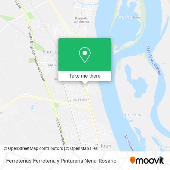 Ferreterias-Ferreteria y Pintureria Nenu map