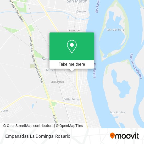 Empanadas La Dominga map