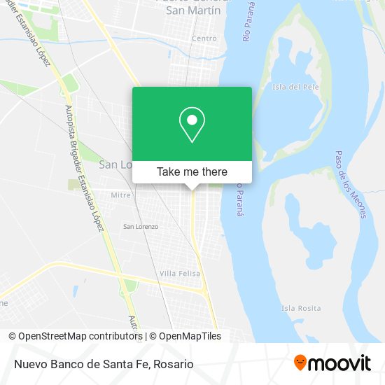 Nuevo Banco de Santa Fe map