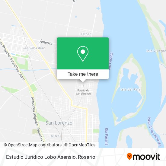 Mapa de Estudio Juridico Lobo Asensio