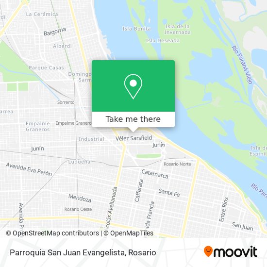 Parroquia San Juan Evangelista map