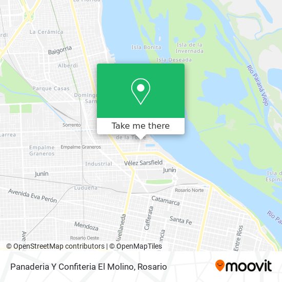Mapa de Panaderia Y Confiteria El Molino