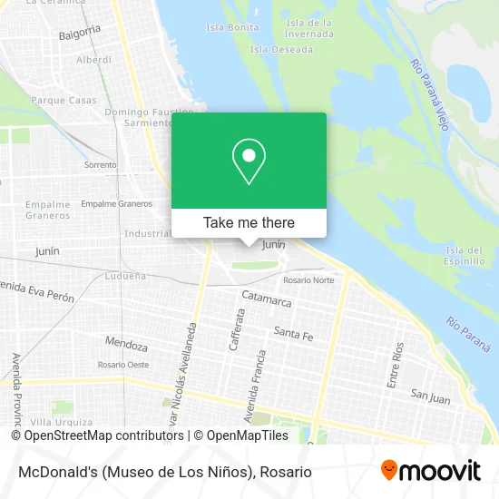 Mapa de McDonald's (Museo de Los Niños)