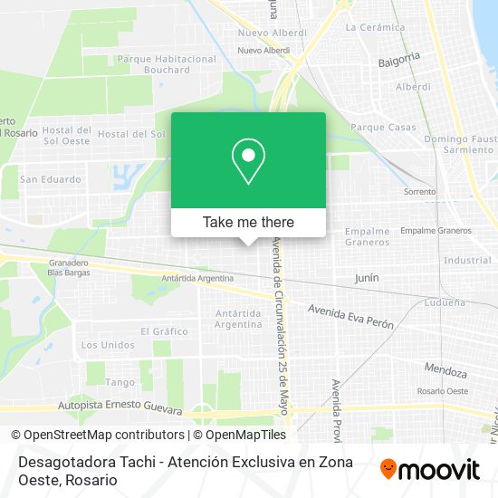 Desagotadora Tachi - Atención Exclusiva en Zona Oeste map