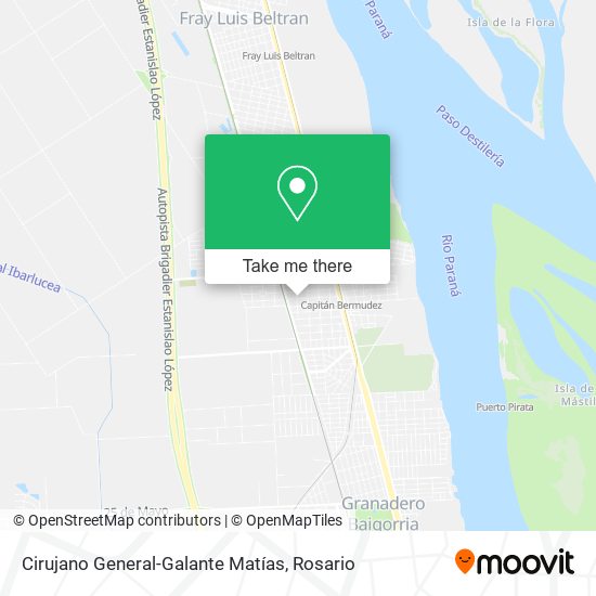 Mapa de Cirujano General-Galante Matías