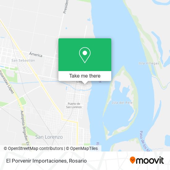El Porvenir Importaciones map