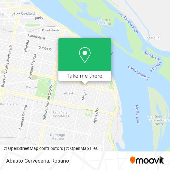 Abasto Cervecería map