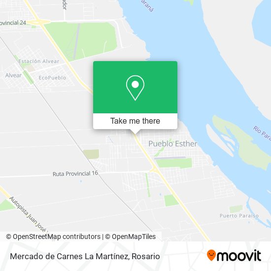 Mercado de Carnes La Martínez map