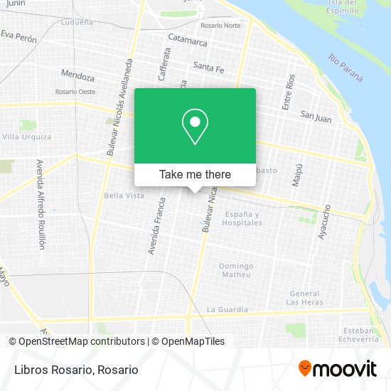 Mapa de Libros Rosario