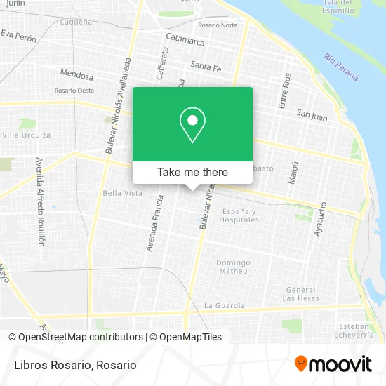 Libros Rosario map