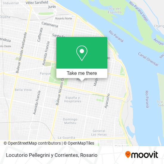 Locutorio Pellegrini y Corrientes map
