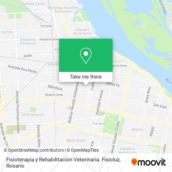 Mapa de Fisioterapia y Rehabilitación Veterinaria. Fisioluz