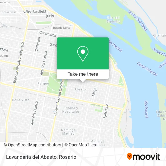 Lavandería del Abasto map