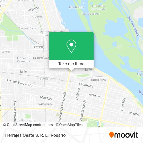 Herrajes Oeste S. R. L. map