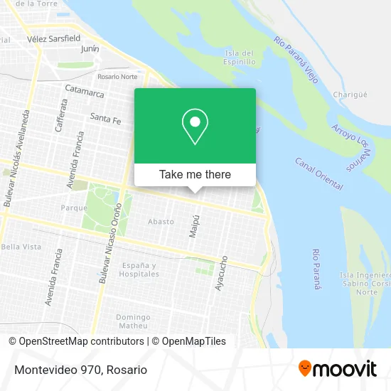 Mapa de Montevideo 970