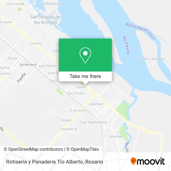 Rotisería y Panadería Tío Alberto map