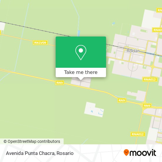 Avenida Punta Chacra map