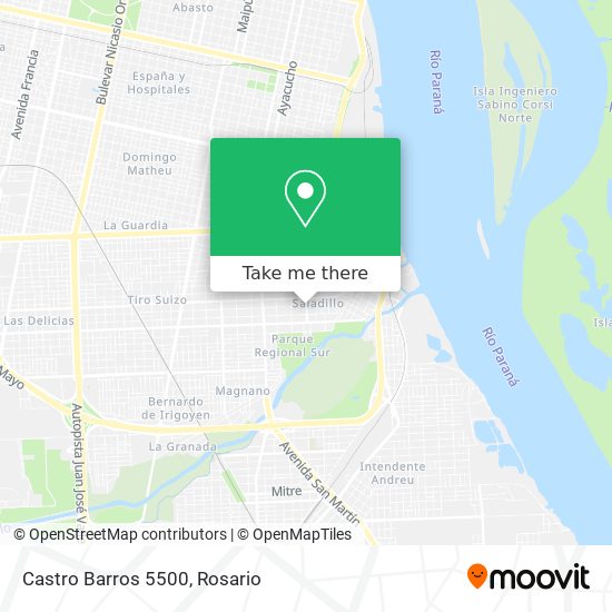 Mapa de Castro Barros 5500
