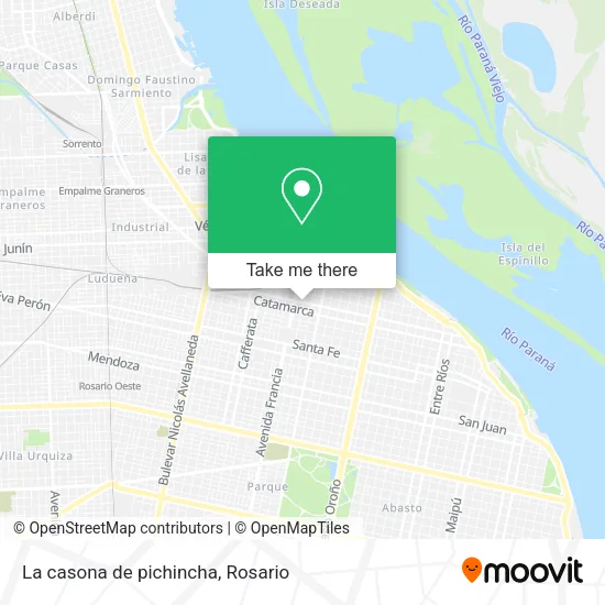 La casona de pichincha map