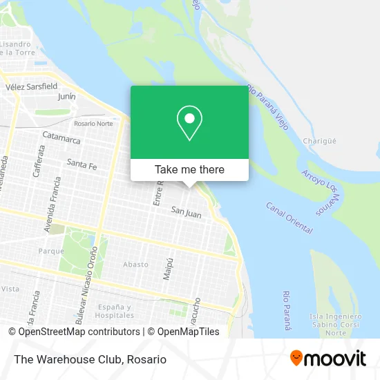 The Warehouse Club map