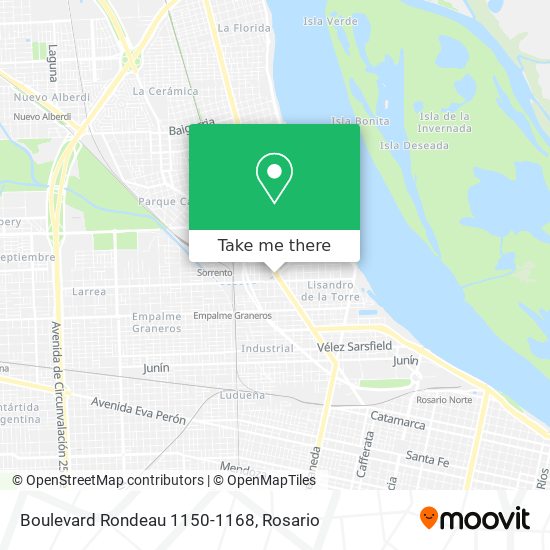 Boulevard Rondeau 1150-1168 map