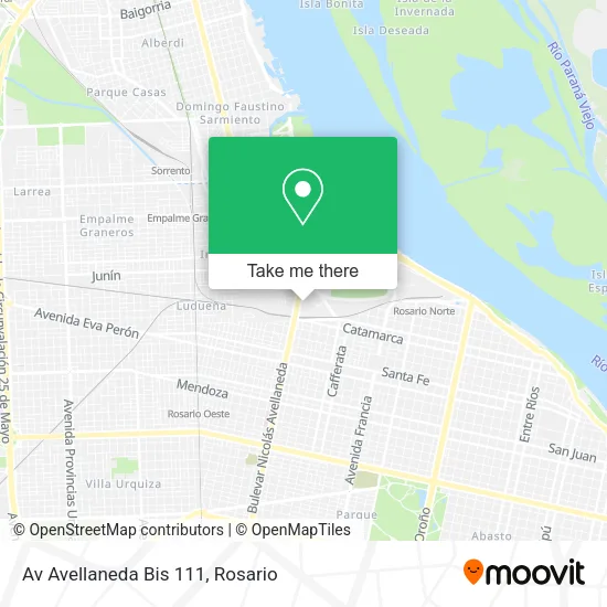 Av Avellaneda Bis 111 map