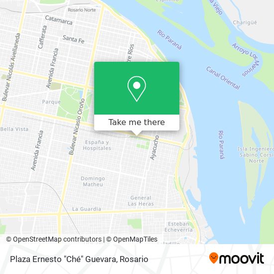 Plaza Ernesto "Ché" Guevara map