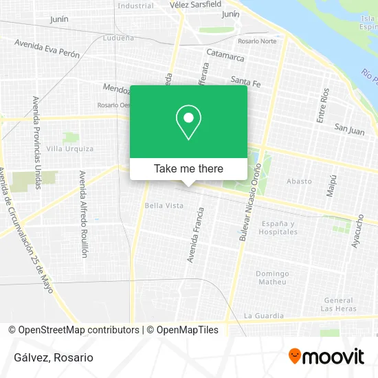 Gálvez map