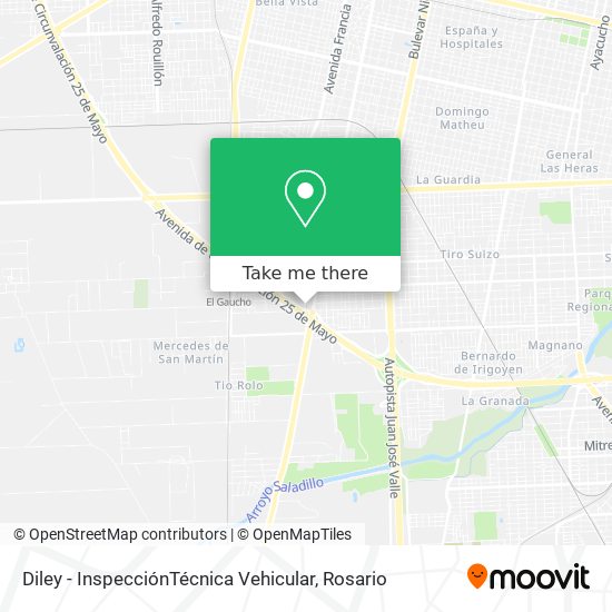 Diley - InspecciónTécnica Vehicular map