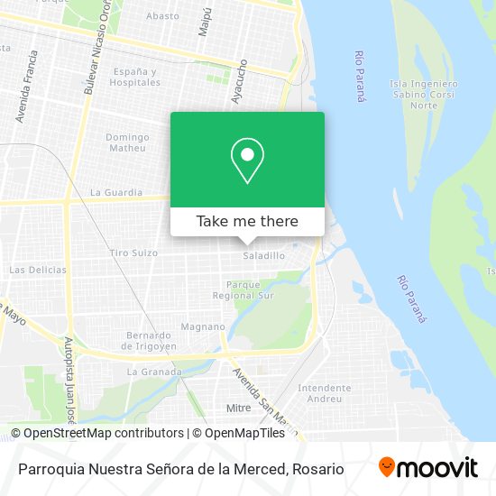 Parroquia Nuestra Señora de la Merced map