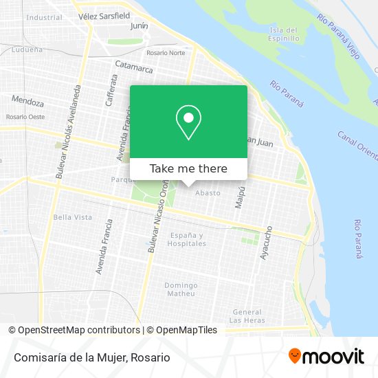 Comisaría de la Mujer map