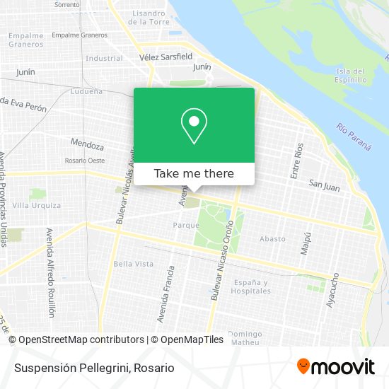 Mapa de Suspensión Pellegrini