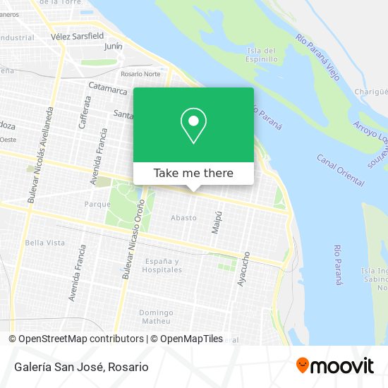 Galería San José map