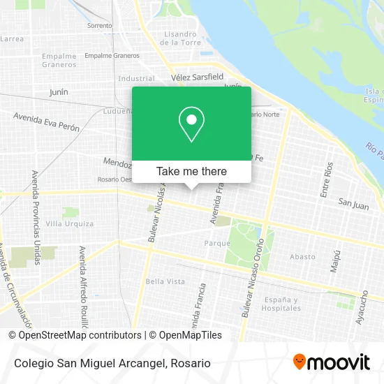 Colegio San Miguel Arcangel map
